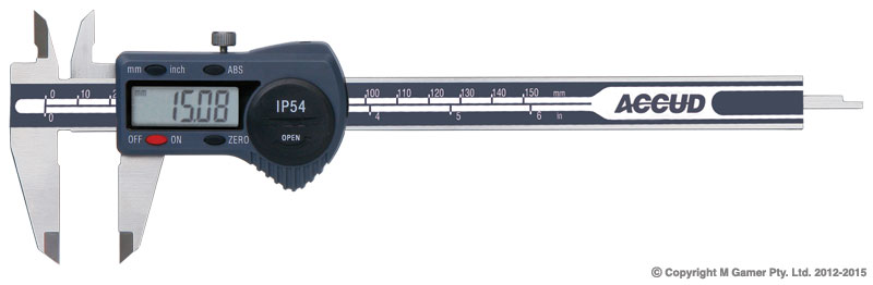 200mm Dual Scale Digital IP54 Caliper